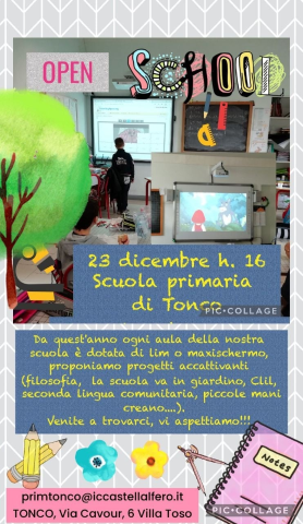 Tonco | Open school della Scuola Primaria