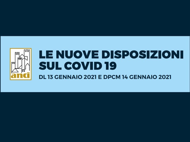 Coronavirus - Nuove disposizioni DPCM 14/01/2021